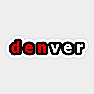 Denver City Airport, DEN Sticker